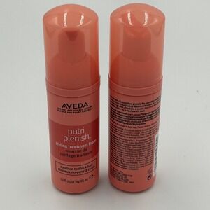 Aveda Nutriplenish Styling Treatment Foam 1.5oz Set of 2 Medium Thick Hair New